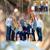 Custom Photo Ornament - Family With Dogs - Personalized Mica Ornament - Christmas Gift For  Dog Lovers, Dog Owners, Dog Mom, Dog Dad | Win