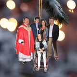 Custom Photo Ornament, Personalized Christmas Gifts for Vicar, Priest, Religious Gifts | Vicar