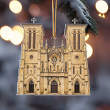 Custom Photo Ornament, Church Photo Ornament, Jesus, God Lover Gifts, Personalized Christmas Gifts for Pastor, Priest, Vicar  | Church 2