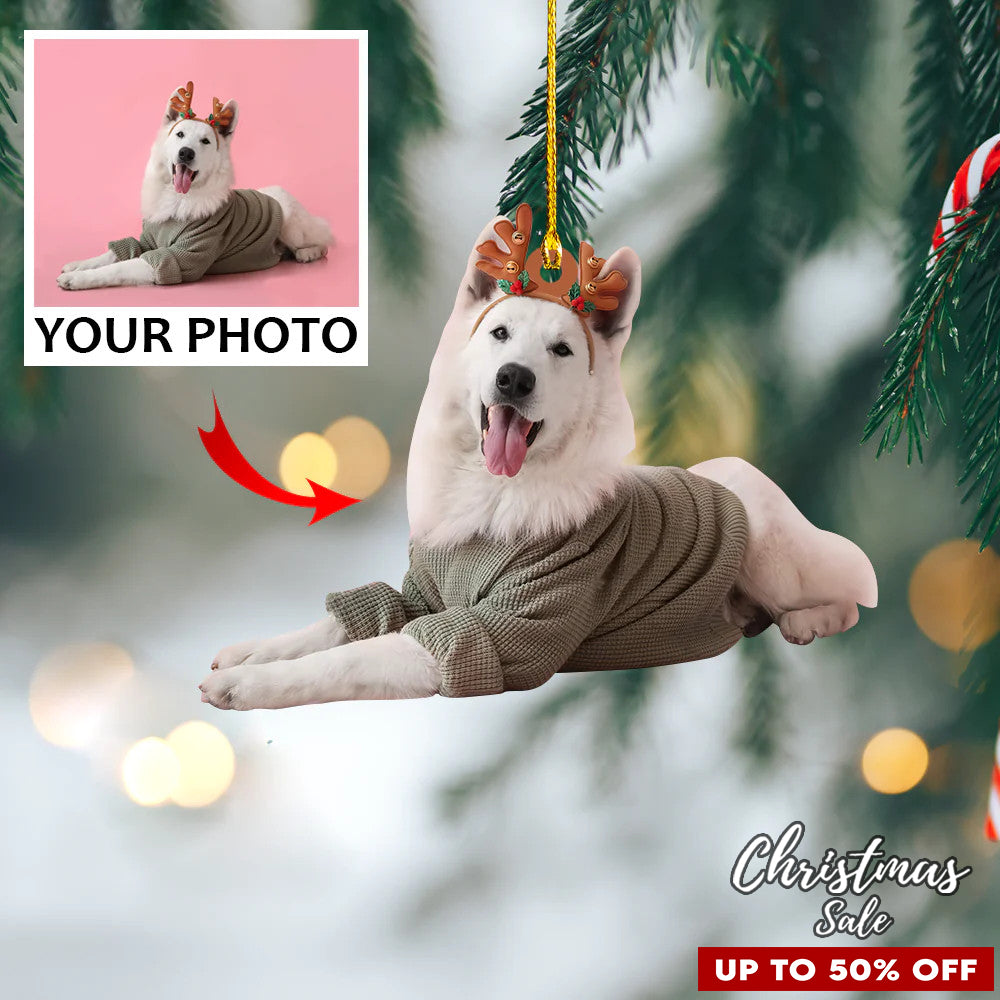 Custom Photo Ornament, Grandparents Gifts, Perfect Gift for Family, Friends, Kids and Lover | Grandparent
