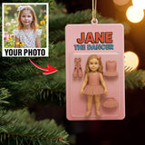 Turn Your Photo into an Action Figure - Custom Photo Ornament Toy Box Portrait | Dancer