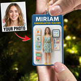 Turn Your Photo into an Action Figure - Custom Photo Ornament Toy Box Portrait | Teacher