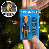 Turn Your Photo into an Action Figure - Custom Photo Ornament Toy Box Portrait | Retail Worker