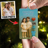 Turn Your Photo into an Action Figure - Custom Photo Ornament Toy Box Portrait | Expecting Couple