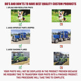 Victory View - Personalized Photo Mica Ornament - Customized Your Photo Ornament - Christmas Gifts For Hunting Lovers