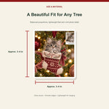 Personalized Kitten First Christmas Acrylic Ornament - Custom Photo Keepsake - image 3
