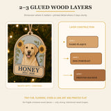 Personalized Sunflower Arch Pet Memorial Photo Wood Ornament - Custom Pet Keepsake - image 9