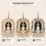 Personalized Wedding Pup Photo Wood Ornament - Custom Pet Keepsake - image 8
