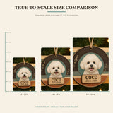 Personalized Memory Melody Pet Memorial Photo Wood Ornament - Custom Pet Keepsake - image 6