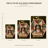 Personalized Memory Quilt Pet Memorial Photo Wood Ornament - Custom Pet Keepsake - image 6