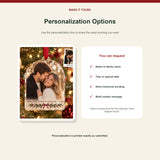 Personalized First Anniversary Acrylic Ornament - Custom Photo Keepsake - image 7