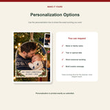 Personalized First Christmas Dad Acrylic Ornament - Custom Photo Keepsake - image 7
