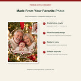 Personalized New Grandparents Acrylic Ornament - Custom Photo Keepsake - image 2