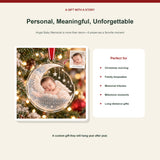Personalized Angel Baby Memorial Acrylic Ornament - Custom Photo Keepsake - image 5