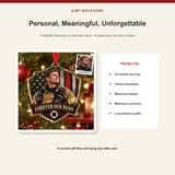 Personalized Firefighter Memorial Acrylic Ornament - Custom Photo Keepsake - image 5