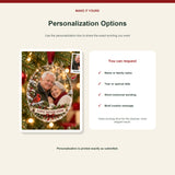 Personalized Memorial Couple Cardinal Acrylic Ornament - Custom Photo Keepsake - image 7