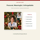 Personalized Doctor Photo Acrylic Ornament - Custom Christmas Keepsake - image 5