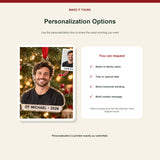 Personalized Occupational Therapist Photo Acrylic Ornament - Custom Christmas Keepsake - image 7