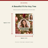 Personalized Speech Therapist Photo Acrylic Ornament - Custom Christmas Keepsake - image 3