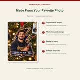 Personalized Electrician Photo Acrylic Ornament - Custom Christmas Keepsake - image 2