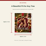 Personalized Basketball Photo Acrylic Ornament - Custom Athlete Christmas Keepsake - image 3