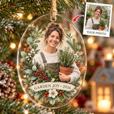 Personalized Gardener Acrylic Ornament - Custom Photo Keepsake - image 1