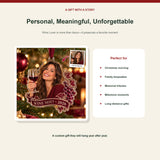 Personalized Wine Lover Acrylic Ornament - Custom Photo Keepsake - image 5