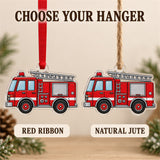 Custom Fire Truck Photo Acrylic Ornament - Personalized Vehicle Christmas Keepsake - image 8