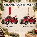 Custom Tow Truck Photo Acrylic Ornament - Personalized Vehicle Christmas Keepsake - image 8