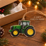 Custom Tractor Photo Acrylic Ornament - Personalized Vehicle Christmas Keepsake - image 5