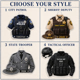 Personalized Police Officer Uniform Acrylic Ornament - Custom Name Christmas Keepsake - image 8