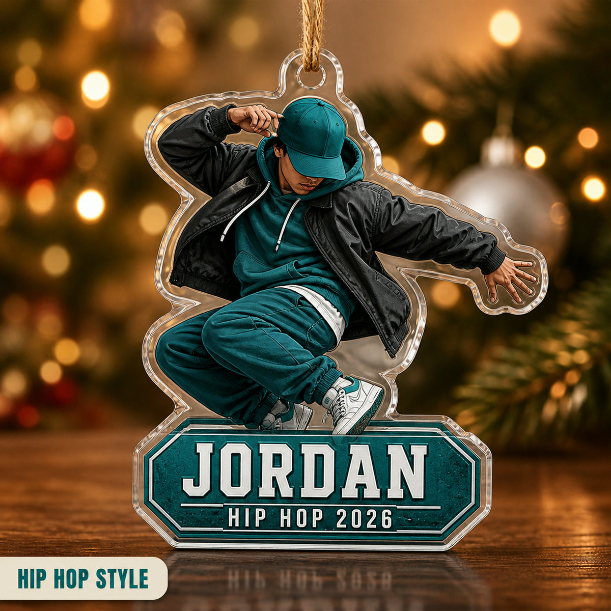 Personalized Dance Team Photo Acrylic Ornament - Custom Athlete Christmas Keepsake - image 3
