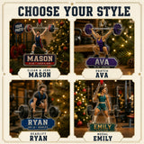 Personalized Weightlifting Photo Acrylic Ornament - Custom Athlete Christmas Keepsake - image 8