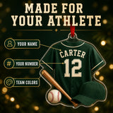 Personalized Baseball Jersey Acrylic Ornament - Custom Name and Number - image 3