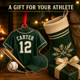Personalized Baseball Jersey Acrylic Ornament - Custom Name and Number - image 8