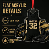 Personalized Wrestling Jersey Acrylic Ornament - Custom Name and Number - image 6