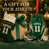 Personalized Track and Field Jersey Acrylic Ornament - Custom Name and Number - image 8