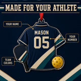 Personalized Pickleball Jersey Acrylic Ornament - Custom Name and Number - image 3