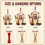 Personalized Cricket Jersey Acrylic Ornament - Custom Name and Number - image 7