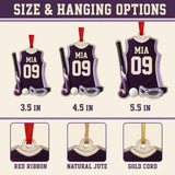 Personalized Field Hockey Jersey Acrylic Ornament - Custom Name and Number - image 7