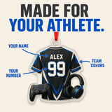 Personalized Esports Jersey Acrylic Ornament - Custom Name and Number - image 3