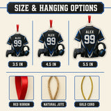 Personalized Esports Jersey Acrylic Ornament - Custom Name and Number - image 7