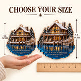 Personalized Home On The Water Wood Ornament - Custom Keepsake - image 4