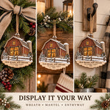 Personalized Old Beams New Dreams Wood Ornament - Custom Keepsake - image 6