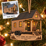 Personalized Tiny House On Wheels Wood Ornament - Custom Keepsake - image 1