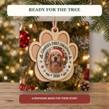 Personalized Pet First Christmas Wood Ornament - Custom Keepsake - image 6