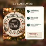 Personalized New Grandparents Wood Ornament - Custom Keepsake - image 3