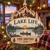 Personalized Lake Life Wood Ornament - Custom Keepsake - image 1