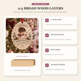 Personalized Promoted Big Sister Wood Ornament - Custom Keepsake - image 4