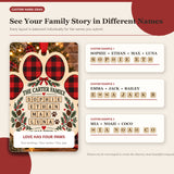 Personalized Family With Pets Wood Ornament - Custom Keepsake - image 2
